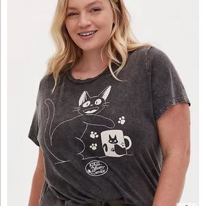 STUDIO GHIBLI KIKI’S DELIVERY SERVICE JIJI MINERAL WASH BLACK TOP